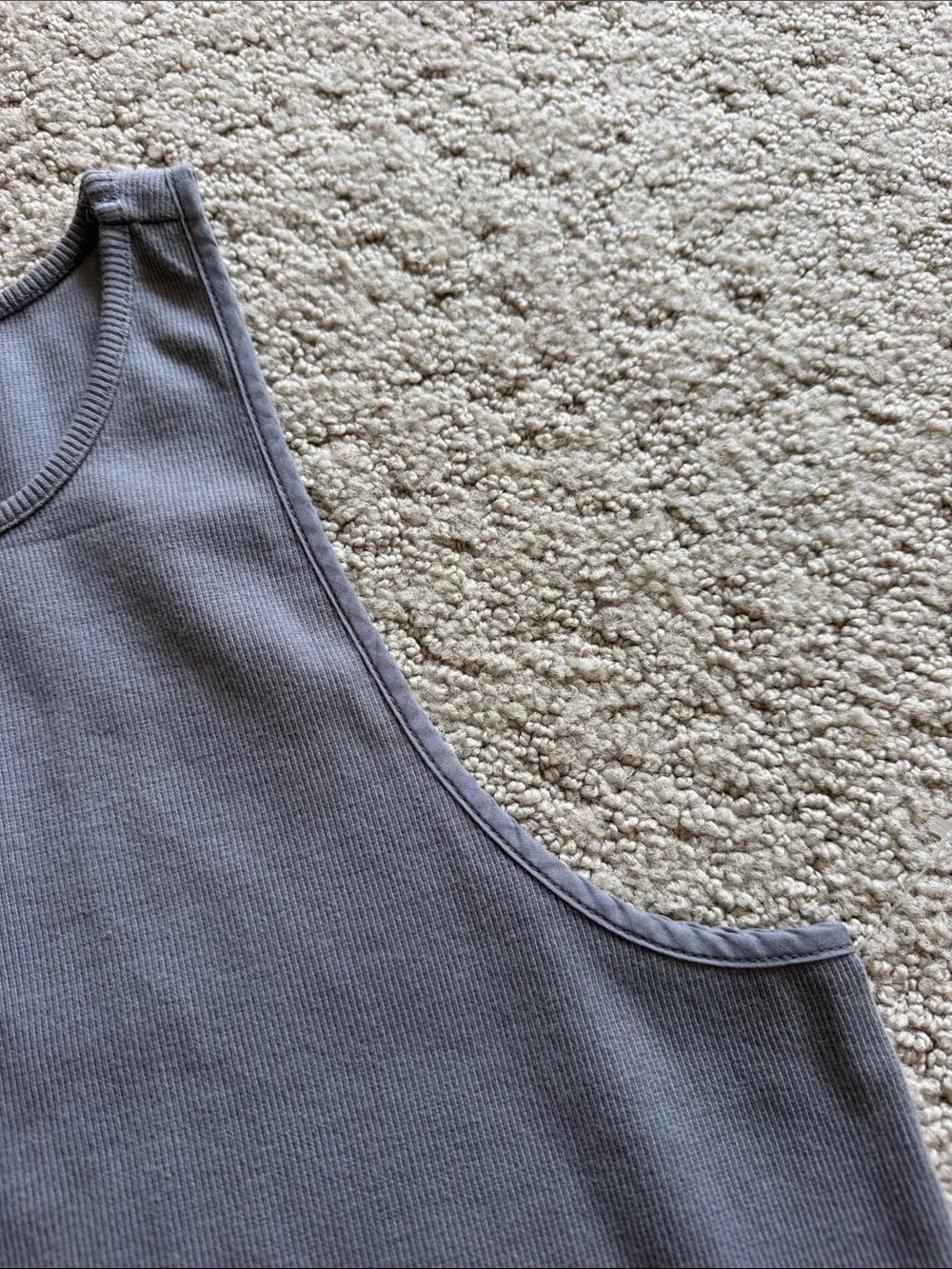 Free People Free-est Ribbed Racerback Cropped Tank Top Gray Women’s S NWOT